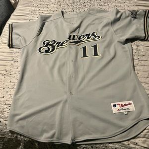 THROWBACK RICHIE SEXON BREWERS JERSEY